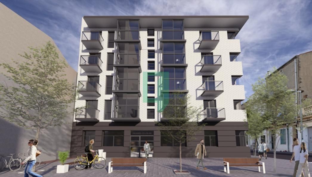 Vista exterior de Pis en venda en Badalona amb Aire condicionat i Terrassa