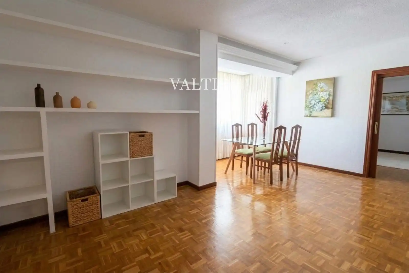 Wohnzimmer von Wohnung zur Miete in Madrid mit Klimaanlage, Terrasse und Möbliert