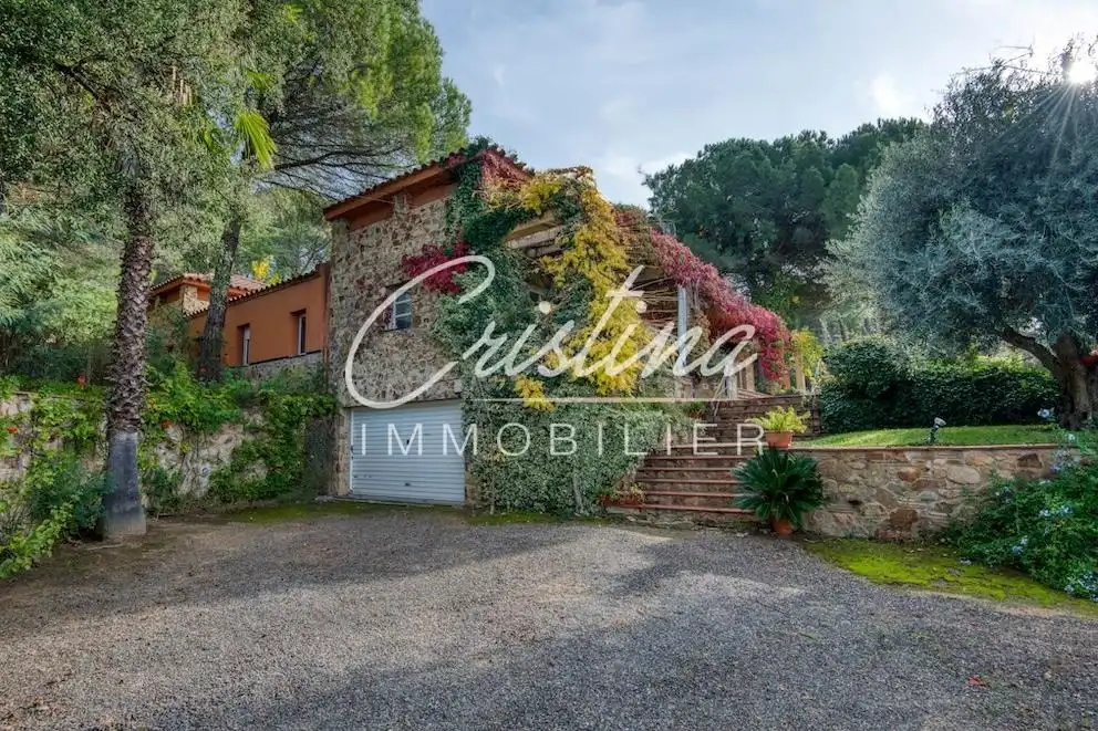 Vista exterior de Casa o chalet en venta en Santa Cristina d'Aro con Calefacción, Jardín privado y Terraza
