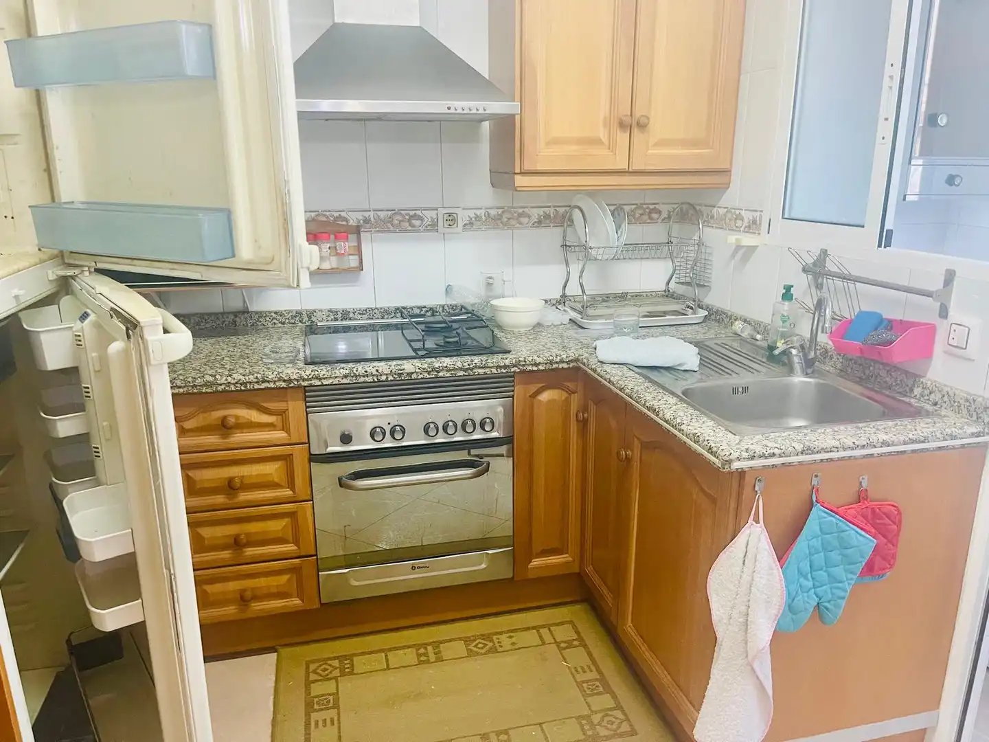 Kitchen of Flat for sale in Gandia  with Air Conditioner, Heating and Furnished