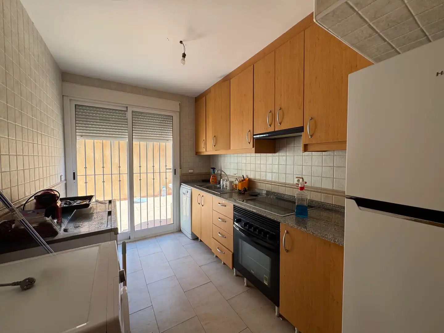 Cuina de Casa adosada en venda en Pilar de la Horadada amb Aire condicionat, Jardí privat i Terrassa