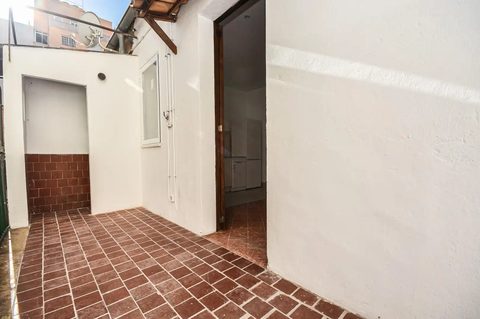 Terrasse von Wohnung zur Miete in  Palma de Mallorca mit Terrasse, Abstellraum und Balkon