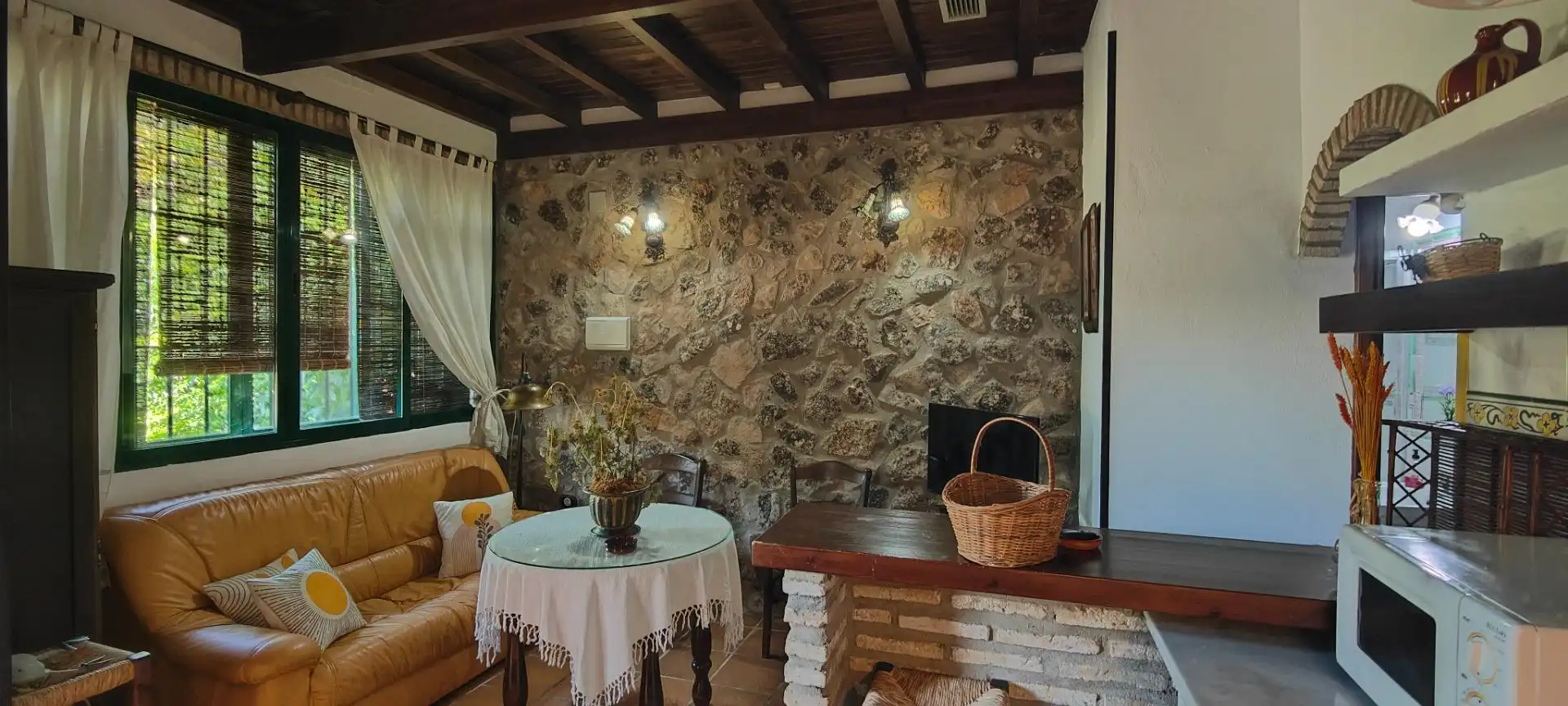 Sala de estar de Finca rústica en venta en La Lapa con Aire acondicionado, Jardín privado y Terraza