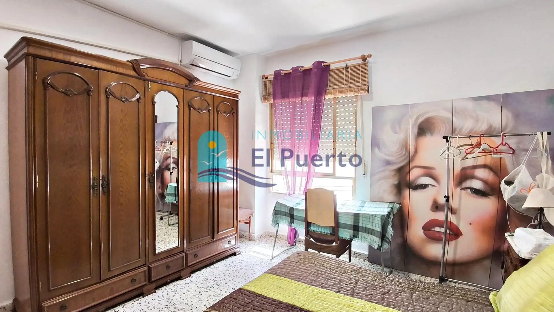 Schlafzimmer von Wohnung zum Verkauf in Cartagena mit Klimaanlage, Heizung und Terrasse