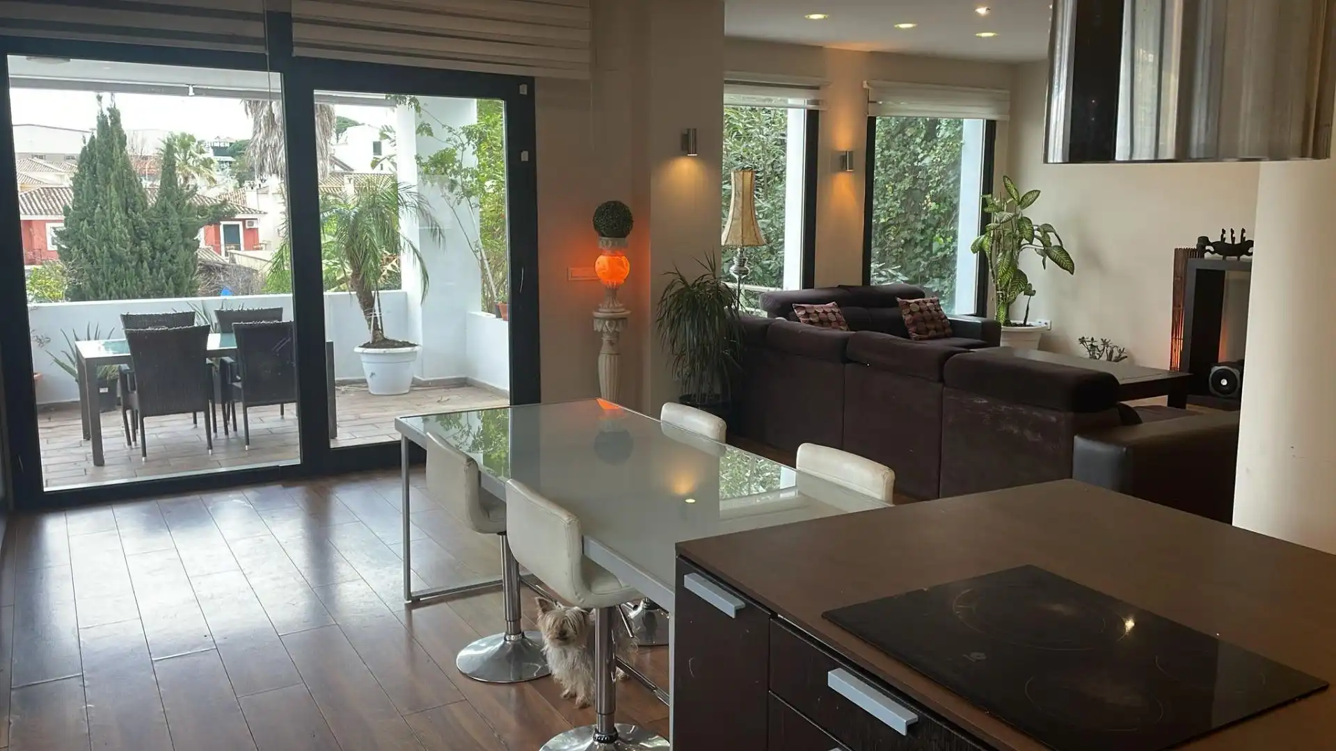 Esszimmer von Haus oder Chalet zum Verkauf in Algeciras mit Klimaanlage, Heizung und Privatgarten