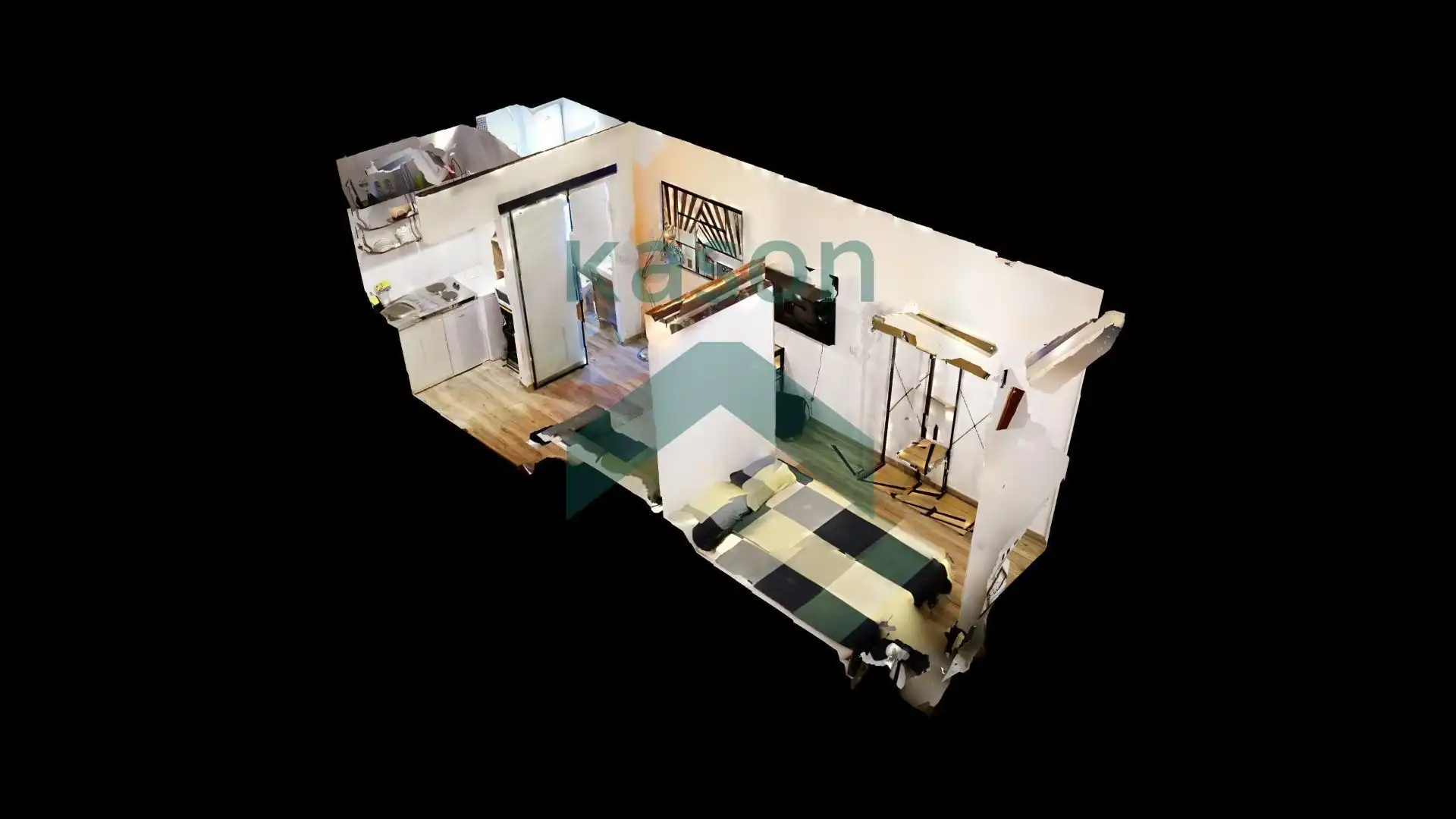 Cocina de Apartamento en venta en Madrid con Calefacción y Amueblado