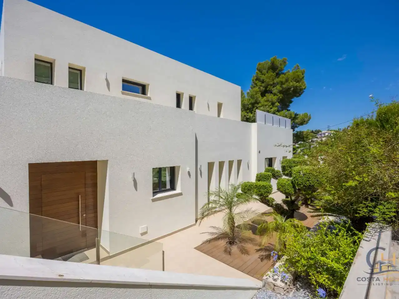 Außenansicht von Wohnung zum Verkauf in Moraira mit Klimaanlage, Schwimmbad und Balkon