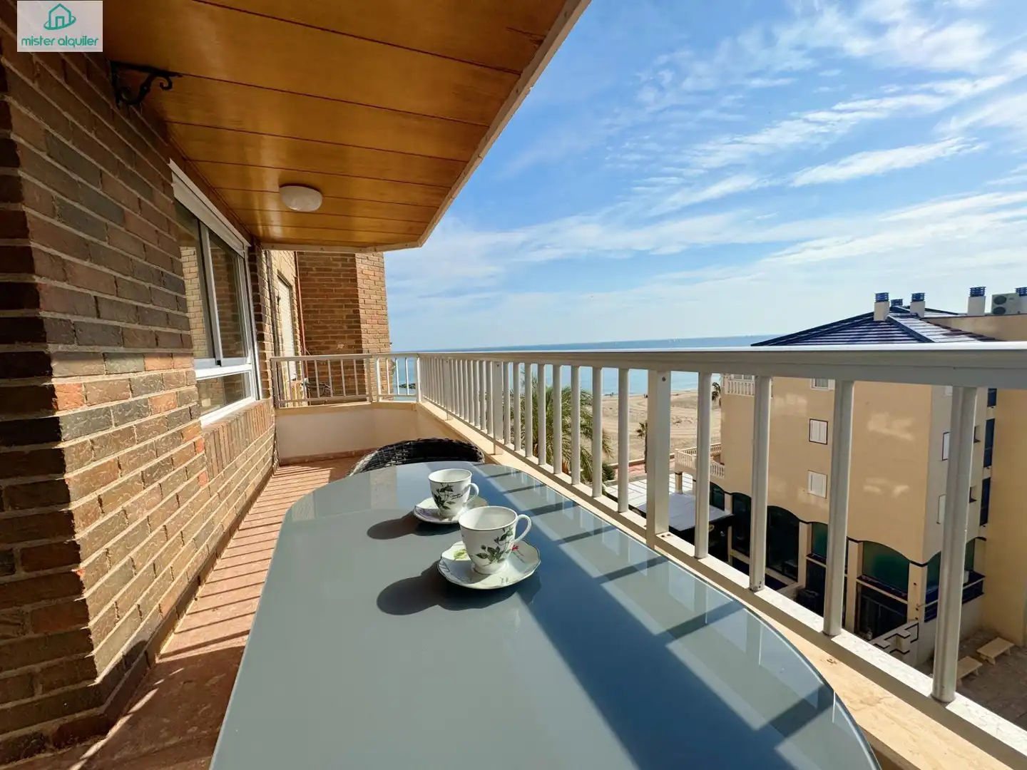 Terrace of Apartments for rent in El Campello  with Air Conditioner, Terrace and Furnished