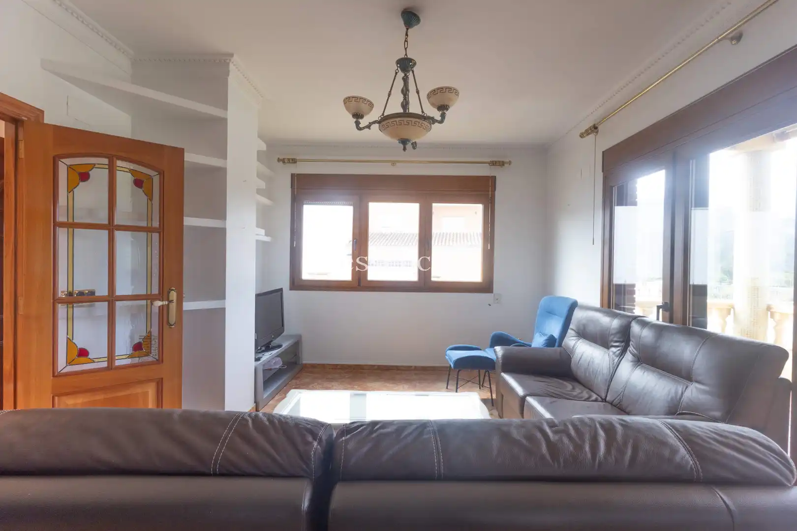 Sala de estar de Casa o chalet en venta en Benirredrà con Jardín privado, Trastero y Piscina