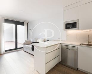Kitchen of Flat to rent in  Madrid Capital  with Air Conditioner, Heating and Terrace
