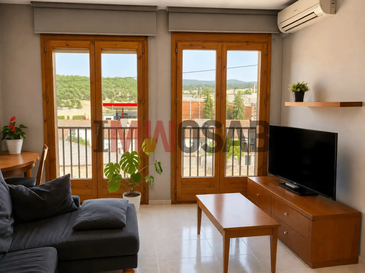 Sala d'estar de Casa adosada en venda en Avinyó amb Aire condicionat, Calefacció i Terrassa
