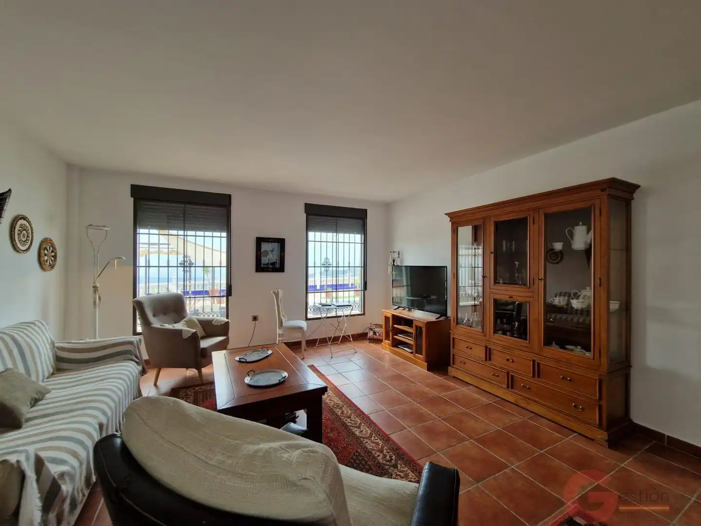 Sala de estar de Finca rústica en venta en Molvízar con Trastero y Piscina