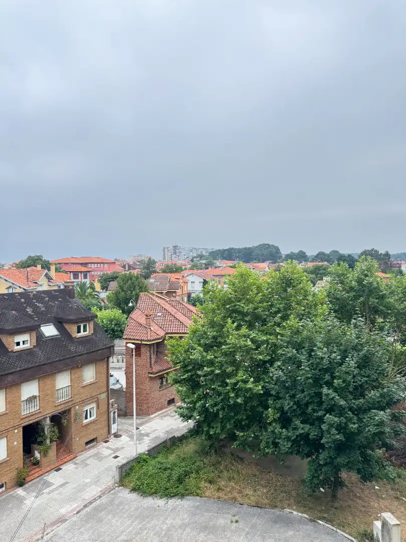 Vista exterior de Piso en venta en Castrillón con Calefacción, Parquet y Terraza