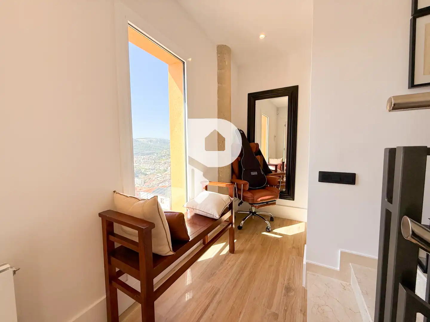 Terraza de Casa o chalet de alquiler en Vallirana con Aire acondicionado, Calefacción y Jardín privado