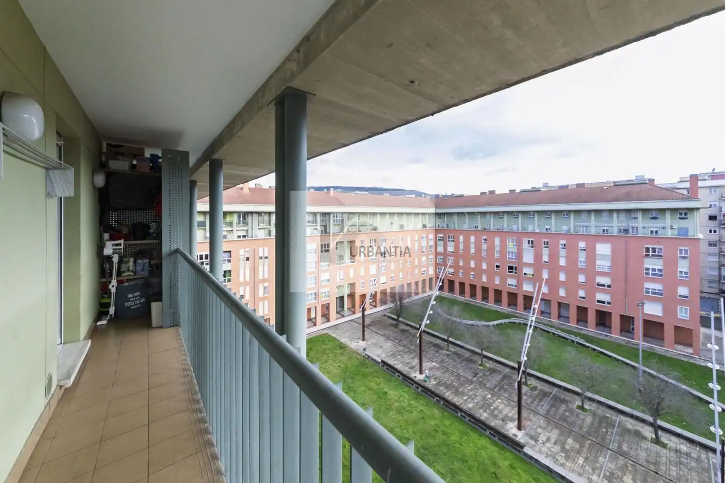 Balcony of Flat for sale in  Pamplona / Iruña  with Heating, Parquet flooring and Terrace