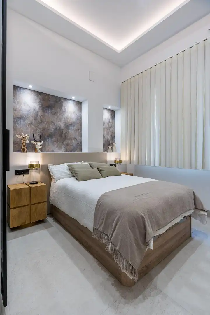 Bedroom of Ground floor for sale in Granada  with Air Conditioner, Private garden and Furnished