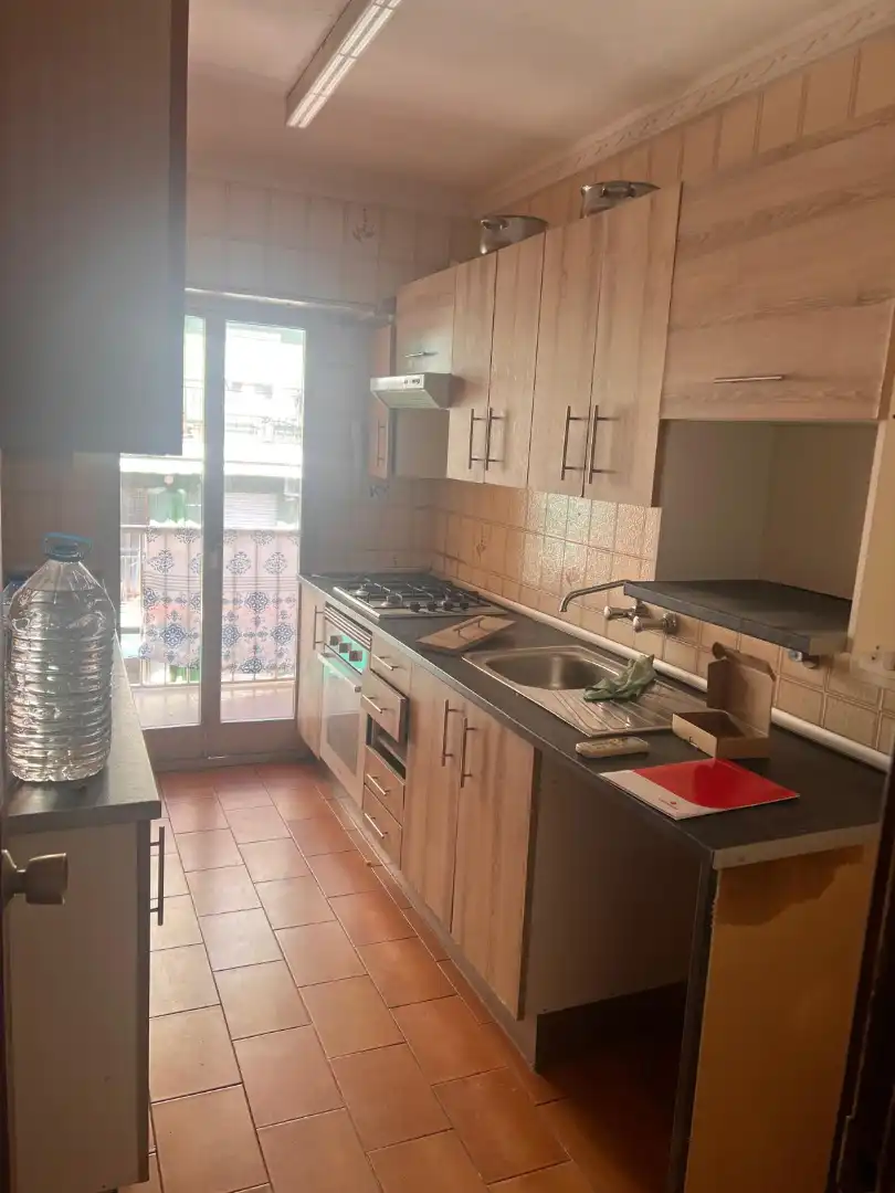 Kitchen of Flat for sale in Mislata  with Air Conditioner and Alarm