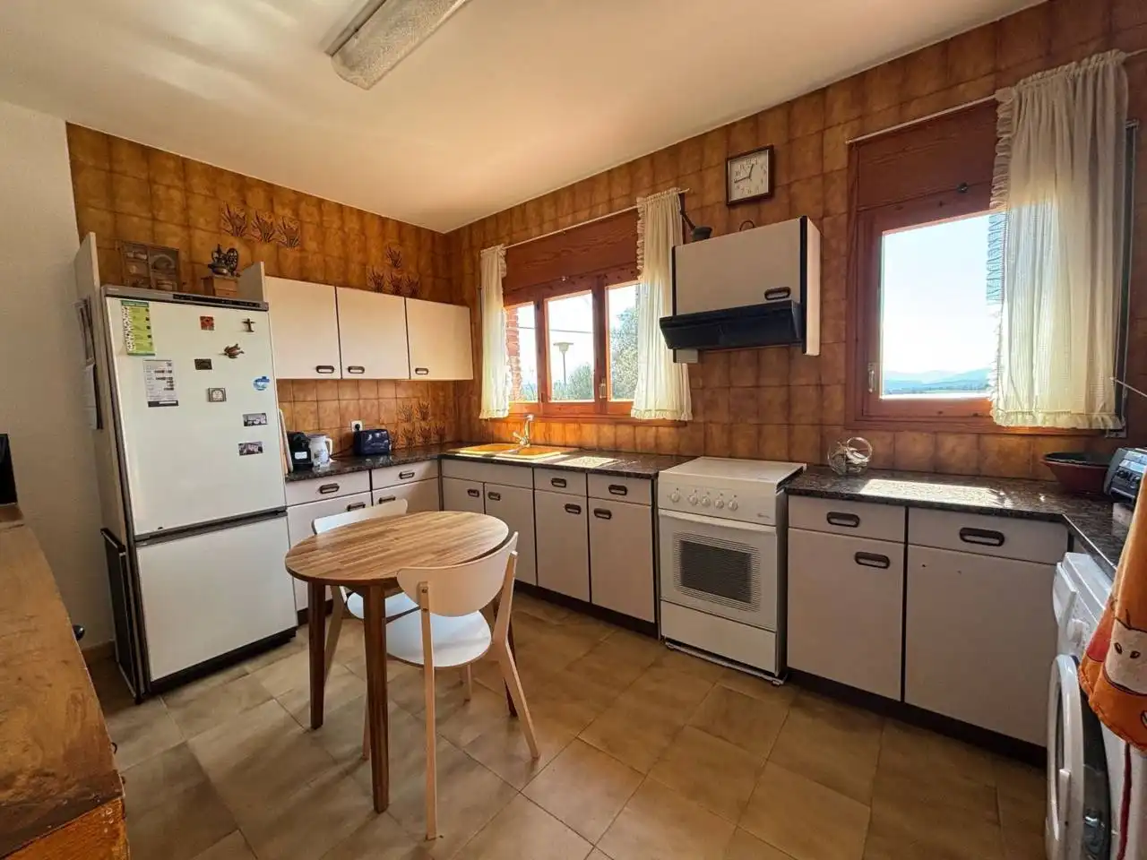 Cuina de Casa o xalet en venda en Santa Coloma de Queralt amb Calefacció, Jardí privat i Terrassa