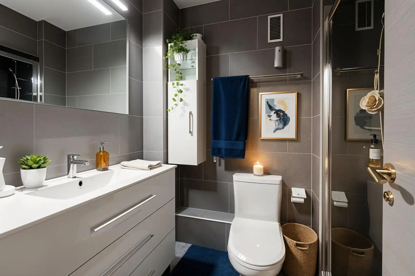 Bathroom of Flat for sale in  Palma de Mallorca  with Air Conditioner, Parquet flooring and Oven