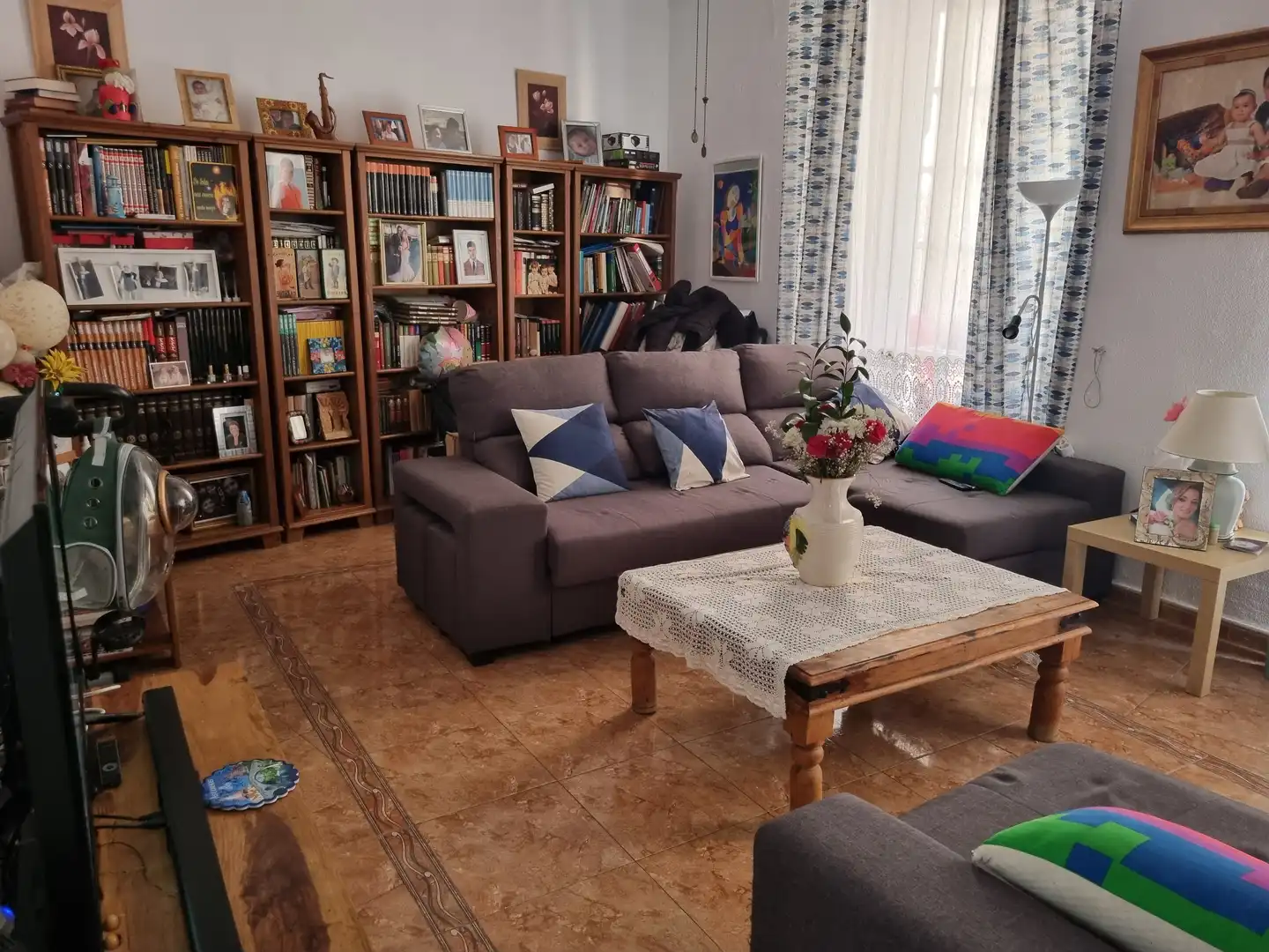 Living room of Flat for sale in Cádiz  with Furnished, Oven and Washing machine