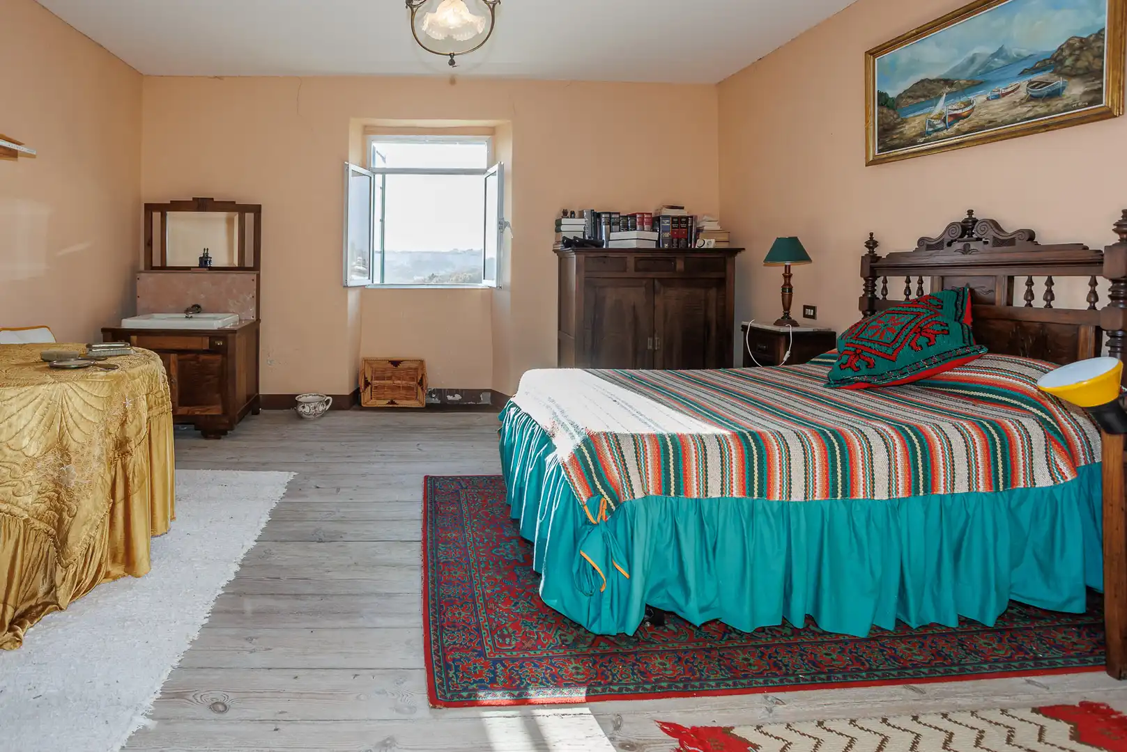 Habitación de Casa o chalet en venta en Lugo con Jardín privado, Terraza y Amueblado