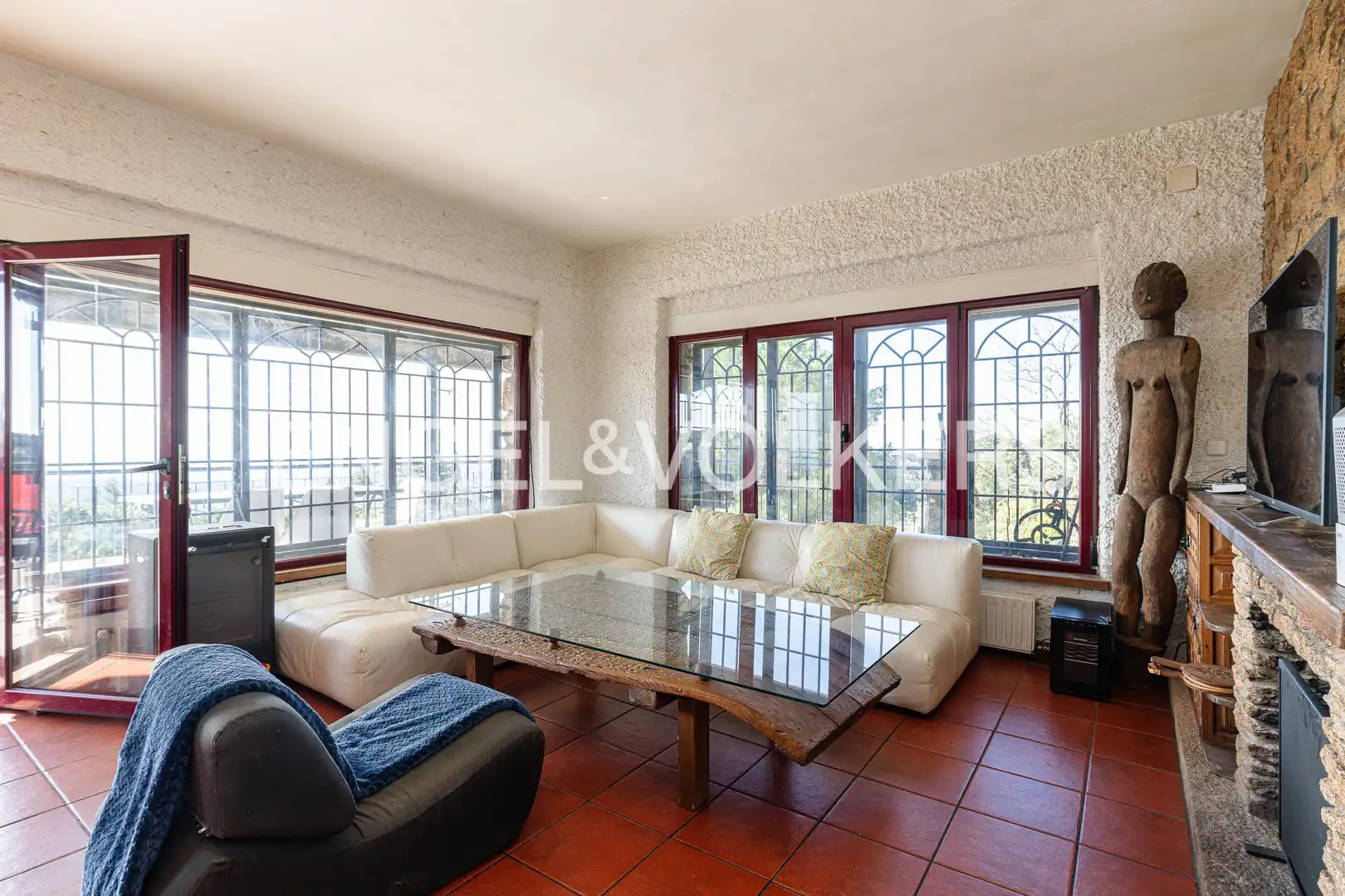 Living room of Houses for sale in Hoyo de Manzanares  with Air Conditioner, Heating and Private garden