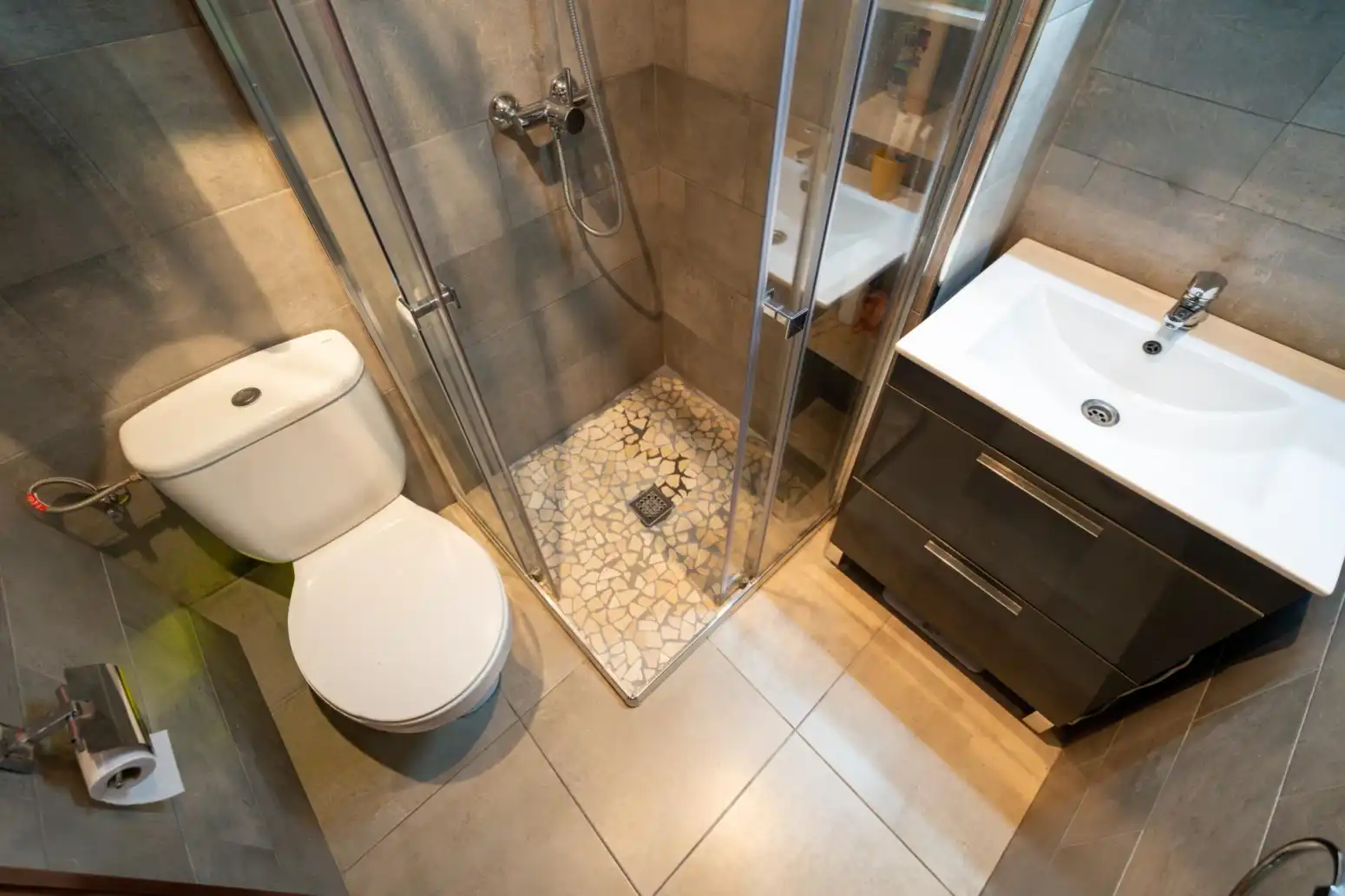 Bathroom of Flat for sale in Capdepera  with Air Conditioner, Heating and Parquet flooring