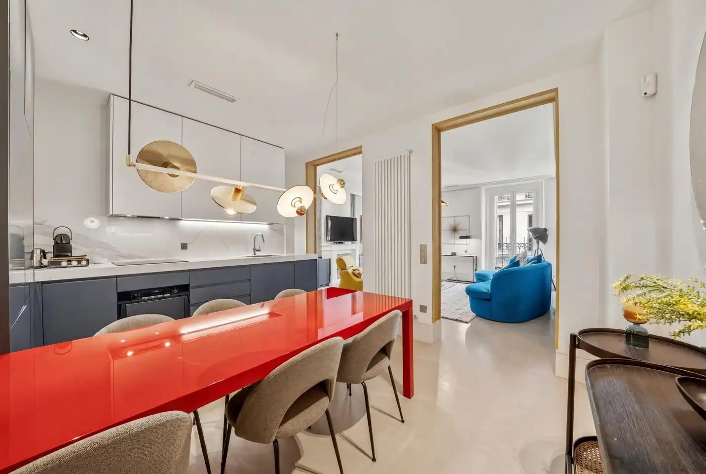 Küche von Wohnung zur Miete in Madrid mit Klimaanlage, Heizung und Möbliert