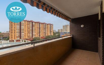 Balcony of Flat for sale in Málaga Capital  with Parquet flooring, Terrace and Storage room