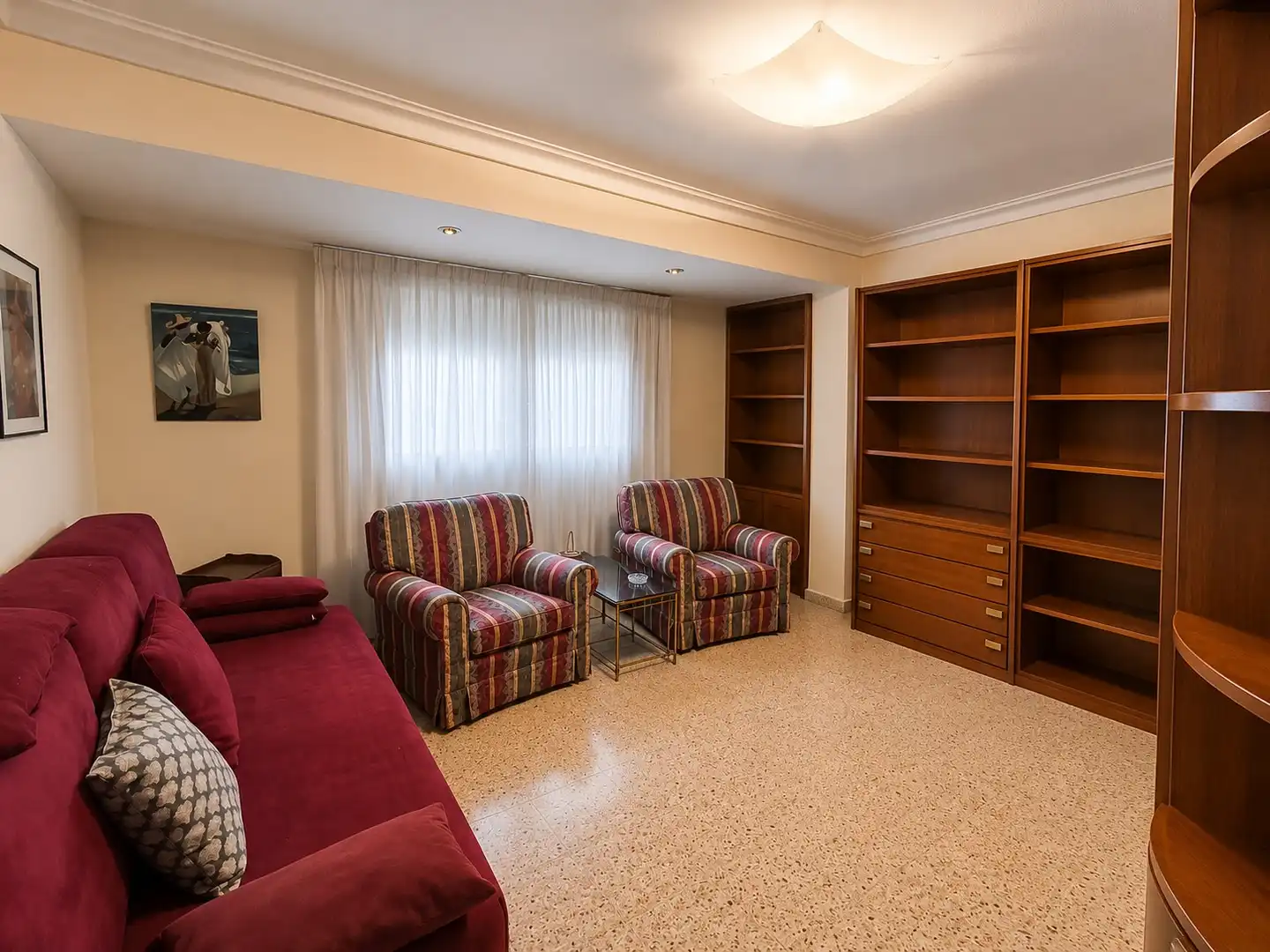 Sala de estar de Piso en venta en Zaragoza con Calefacción, Amueblado y Horno