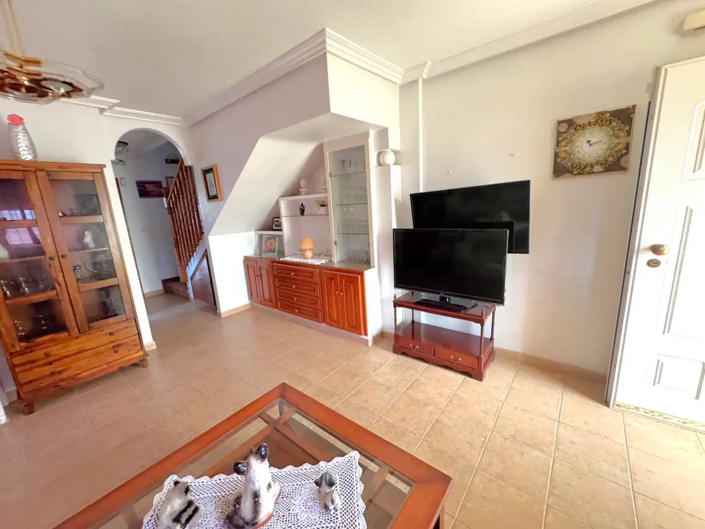 Sala de estar de Casa o chalet en venta en San Pedro del Pinatar con Aire acondicionado, Terraza y Amueblado
