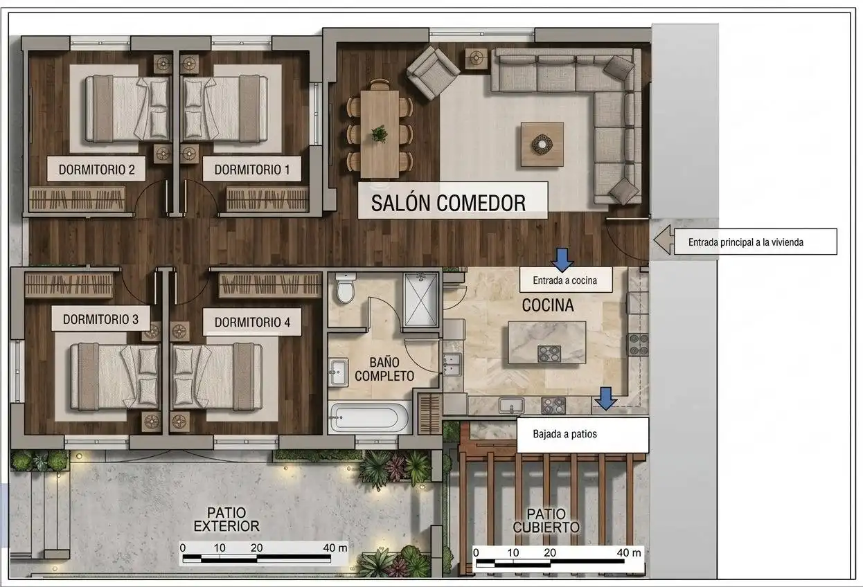 Flat for sale in Pantoja  with Furnished