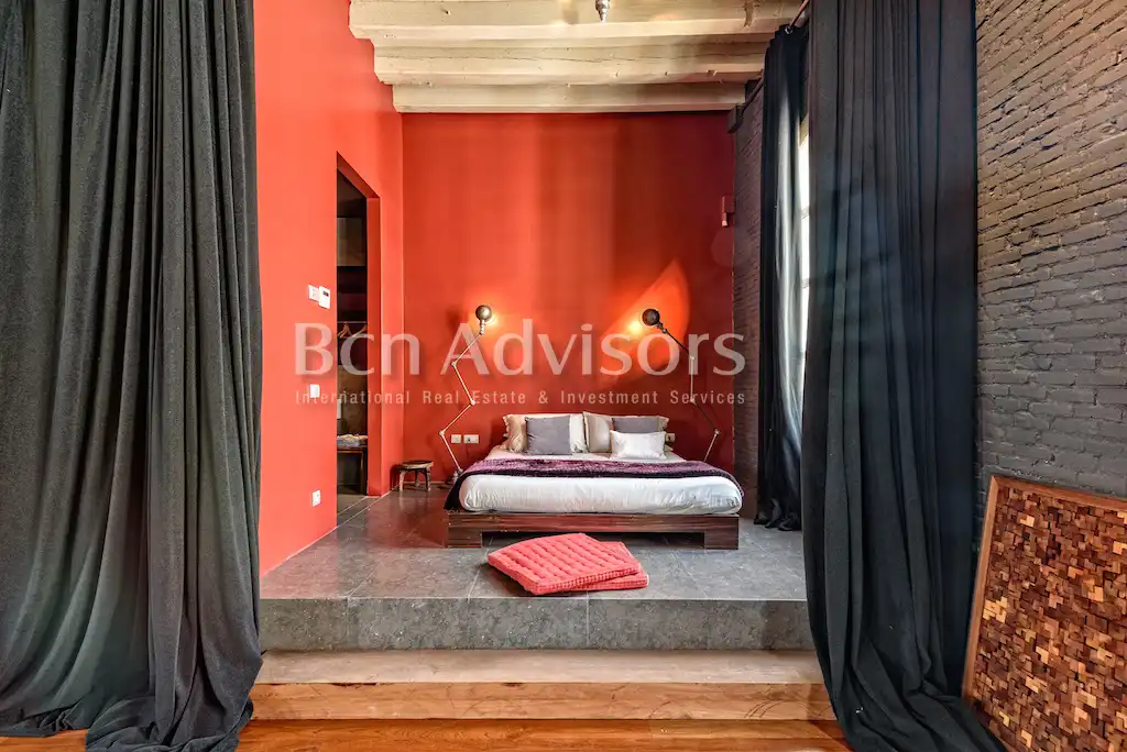 Habitación de Ático de alquiler en Barcelona con Aire acondicionado, Calefacción y Terraza