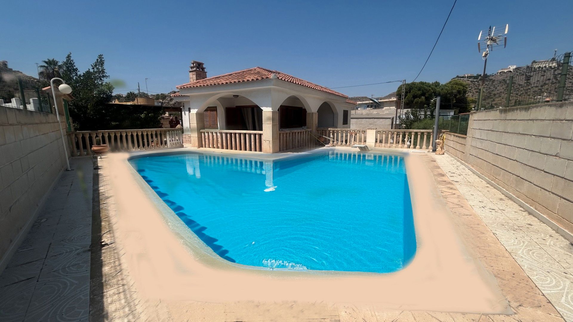 Swimming pool of House or chalet for sale in Águilas  with Private garden, Terrace and Storage room