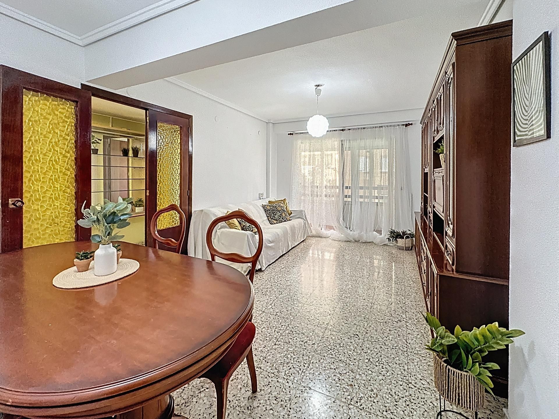 Sala de estar de Piso en venta en  Valencia Capital con Terraza y Balcón