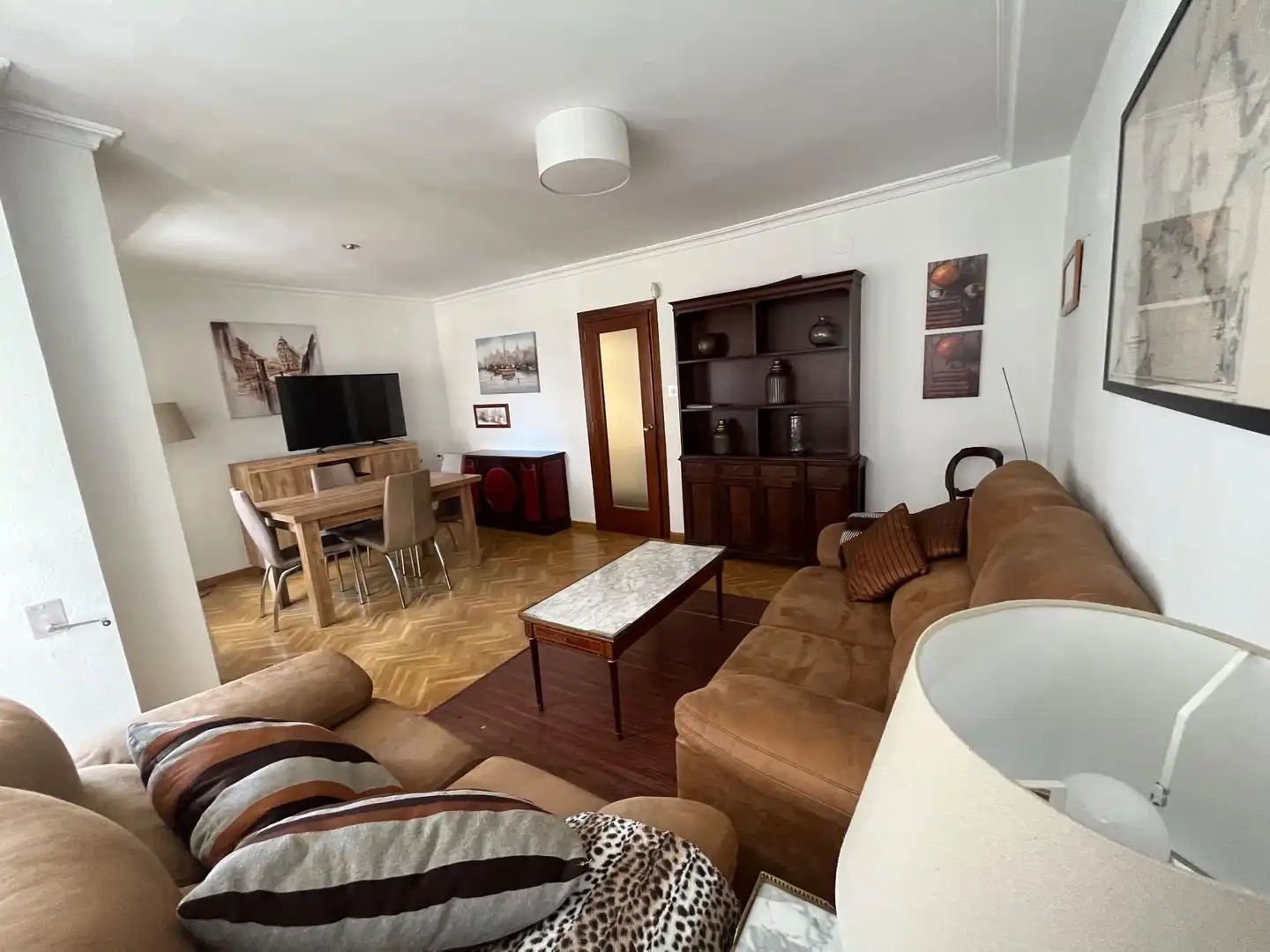 Wohnzimmer von Wohnung zur Miete in Alcoy / Alcoi mit Heizung, Terrasse und Möbliert