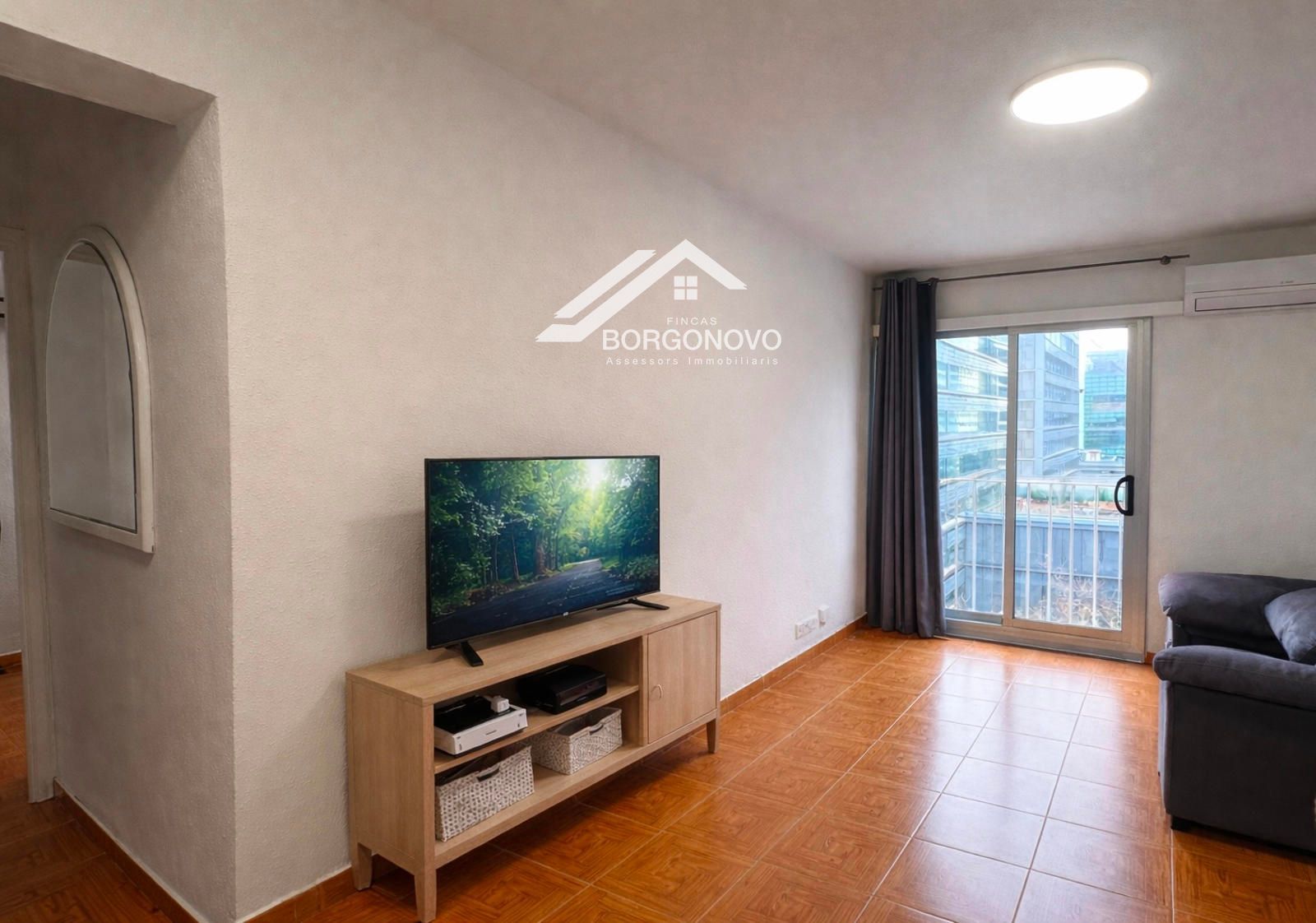 Living room of Flat to rent in  Barcelona Capital  with Air Conditioner, Heating and Terrace