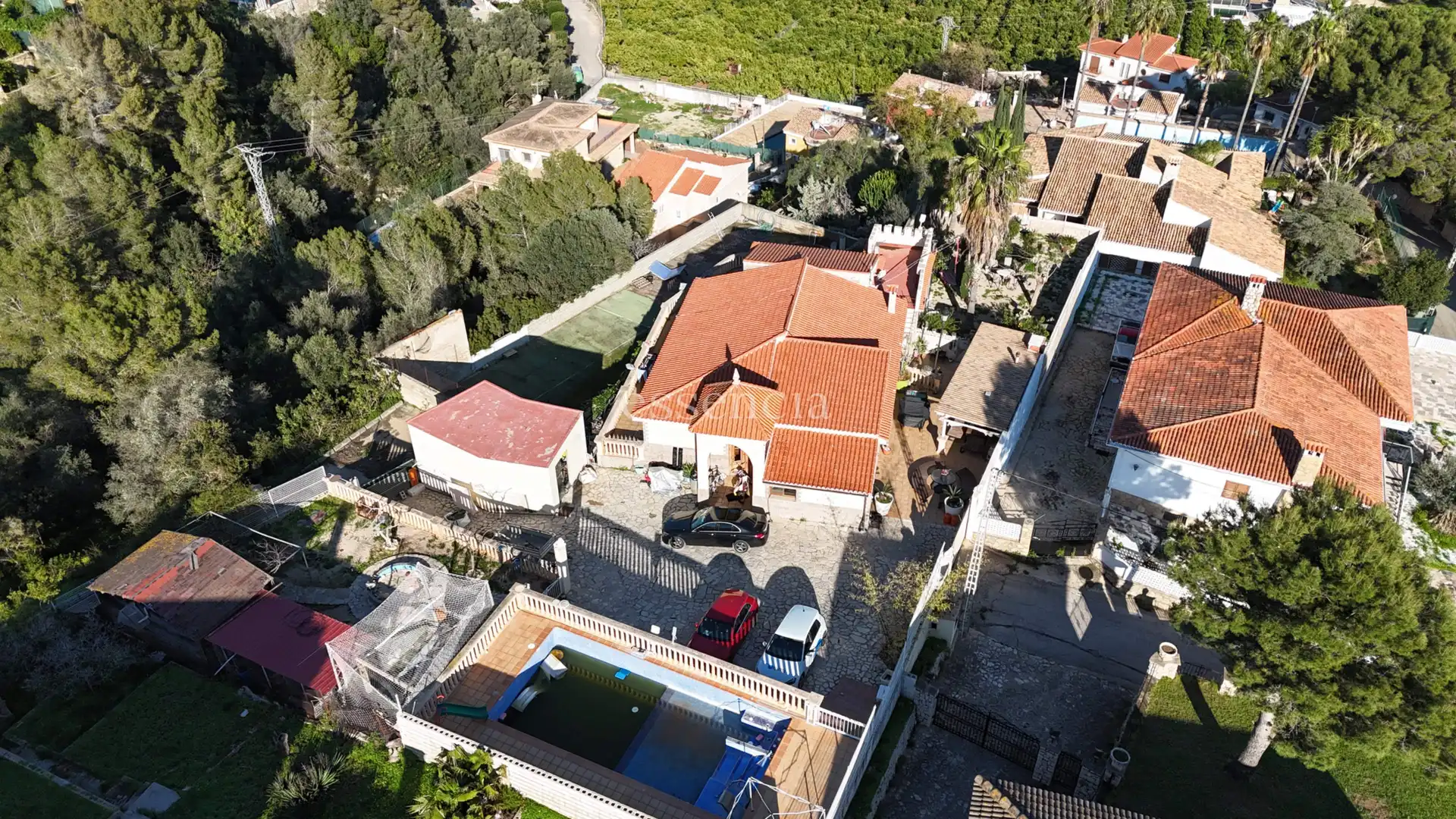 Vista exterior de Casa o chalet en venta en El Real de Gandia con Jardín privado, Terraza y Trastero