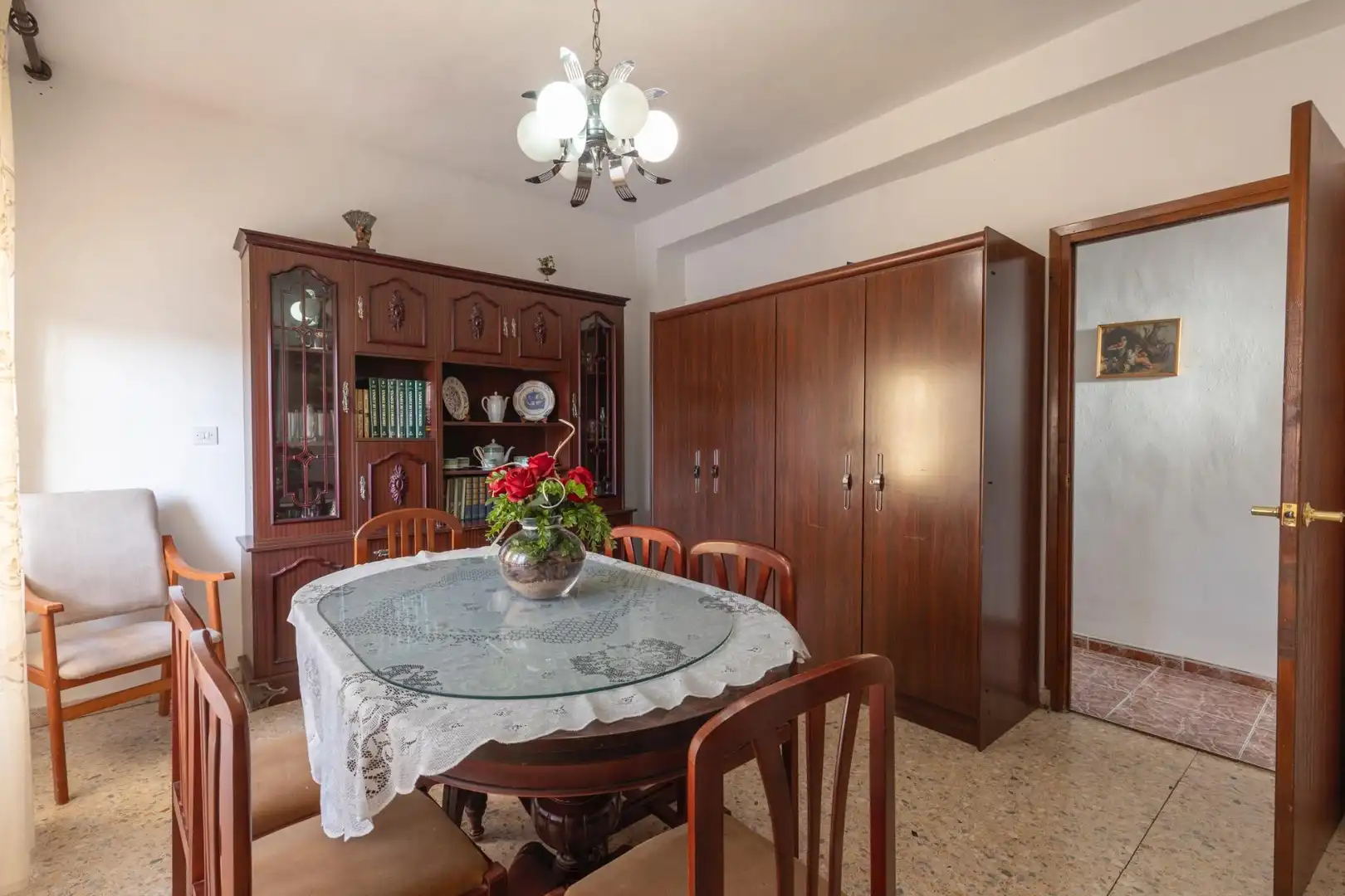 Dining room of Houses for sale in Huétor Tájar  with Air Conditioner, Private garden and Terrace