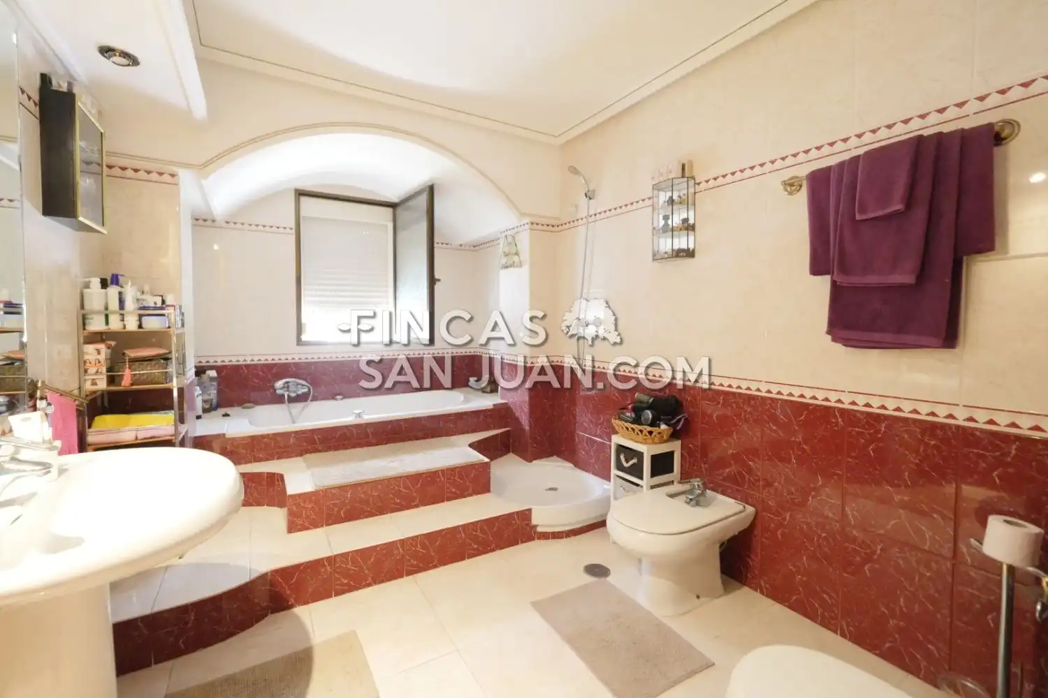 Baño de Casa o chalet en venta en Mutxamel con Terraza, Piscina y Balcón