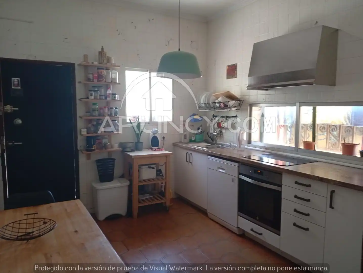Cuina de Finca rústica en venda en Alcalá de Guadaira amb Aire condicionat, Jardí privat i Terrassa