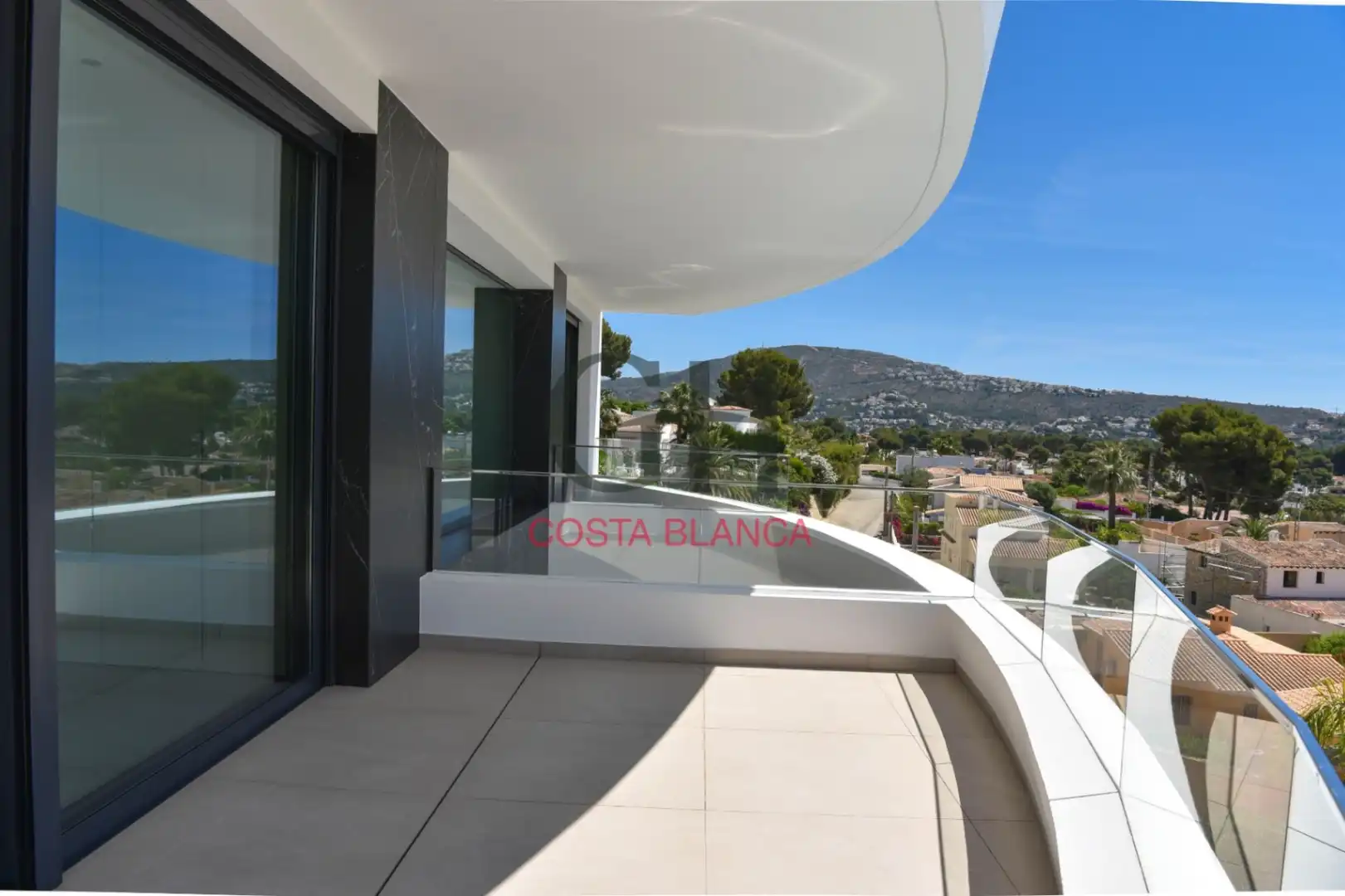 Terrasse von Haus oder Chalet zum Verkauf in Moraira mit Klimaanlage, Heizung und Privatgarten