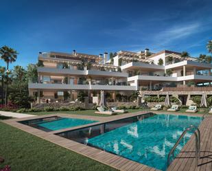 Exterior view of Planta baja for sale in Marbella  with Air Conditioner, Terrace and Swimming Pool