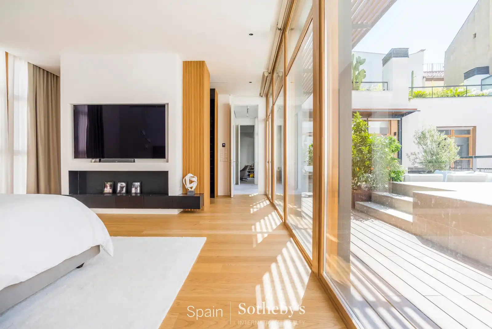 Sala de estar de Ático en venta en Madrid con Aire acondicionado, Calefacción y Jardín privado