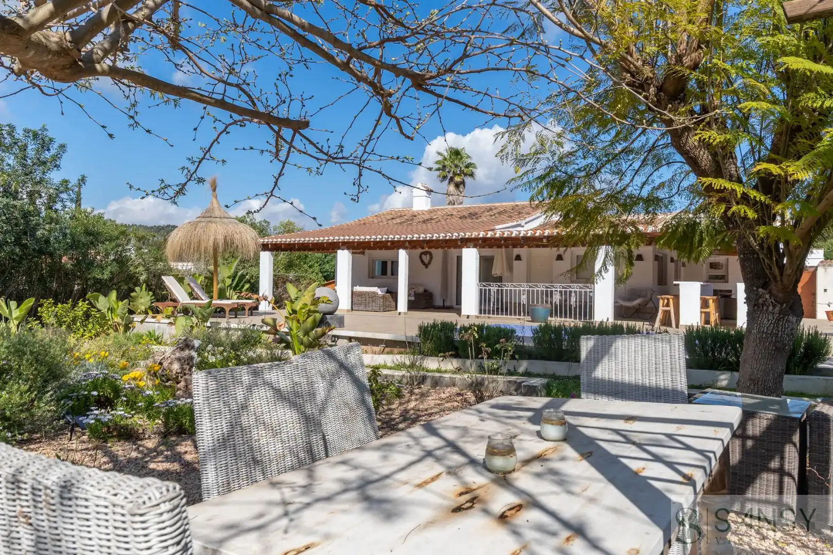 Garden of Houses for sale in Jávea / Xàbia  with Air Conditioner, Heating and Storage room
