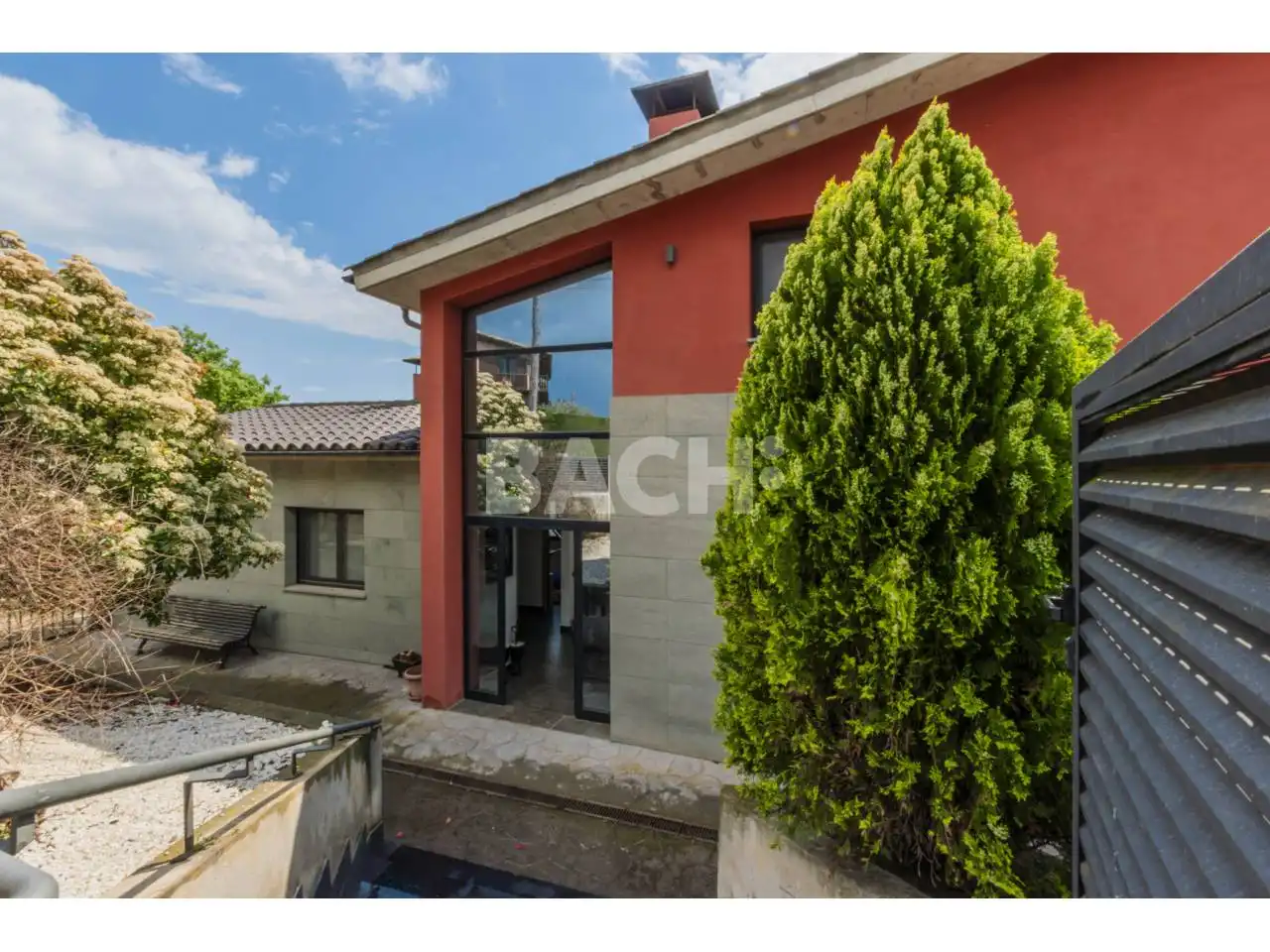 Vista exterior de Casa o chalet en venta en Gurb con Calefacción, Jardín privado y Terraza