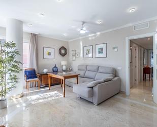 Living room of Flat for sale in  Granada Capital  with Heating and Balcony