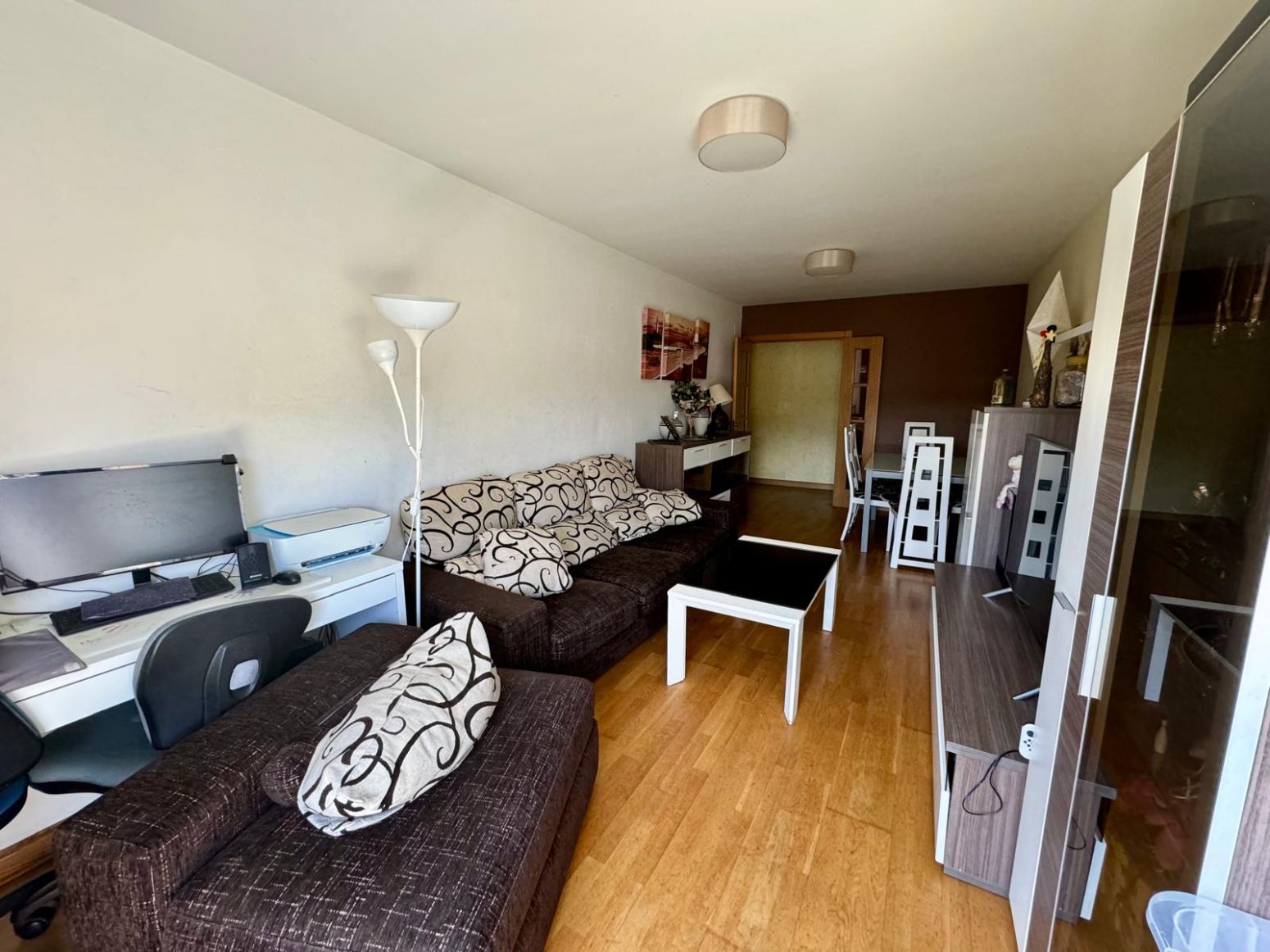 Sala de estar de Piso en venta en Villalobón con Calefacción, Jardín privado y Parquet