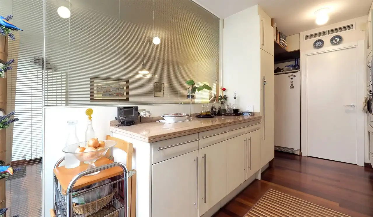 Kitchen of Houses for sale in Barcelona  with Parquet flooring, Terrace and Furnished