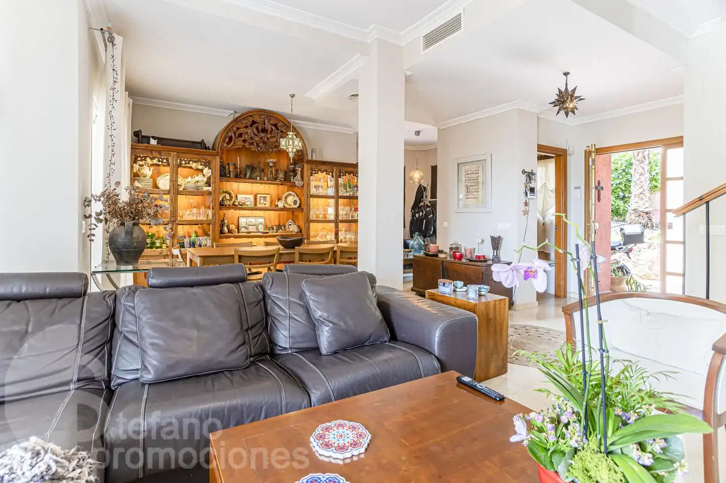 Sala de estar de Casa o chalet en venta en Málaga con Aire acondicionado, Jardín privado y Terraza